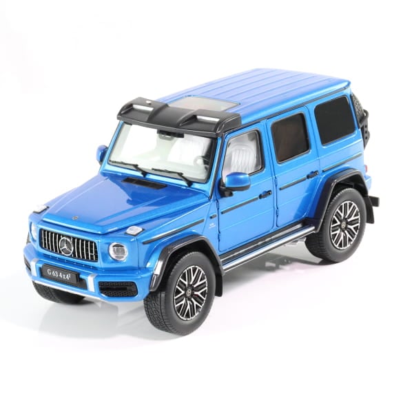 Mercedes Benz G63 4x4 G Klasse AMG blue Limited 1000 1:18 NOREV B66961111 Мерцедес Бенц Г Класа 4х4 син отваряем Лимитирана 1000