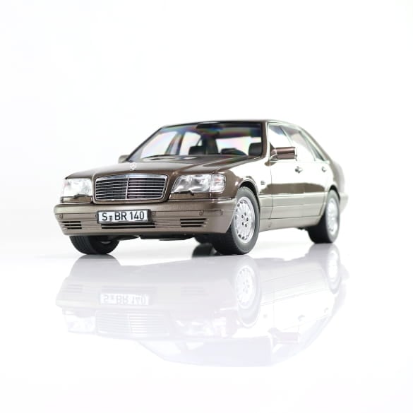Mercedes Benz S600 W140 Braun 1:18 NOREV B66040684 Мерцедес Бенц С600 кафяв отваряем
