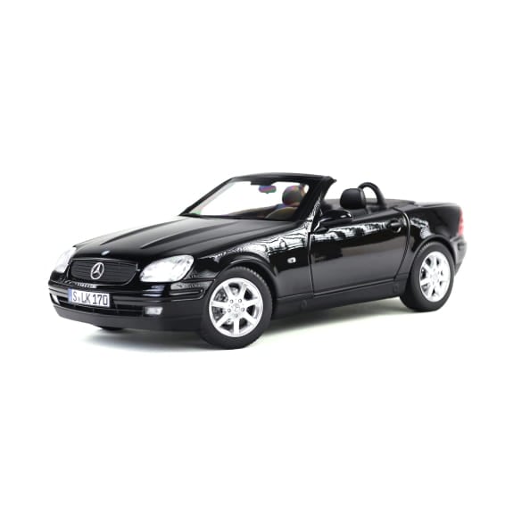 Mercedes Benz SLK 200 R170 Cabrio black 1:18 NOREV B66040714 Мерцедес Бенц СЛК 200 Кабрио черен отваряем