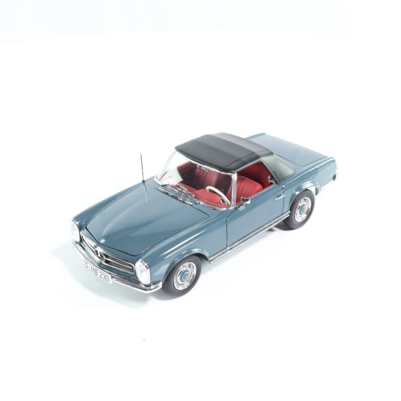 Mercedes Benz 230SL W113 Cabrio blue 1:18 NOREV B66040681 Мерцедес Бенц 230СЛ Кабрио син отваряем