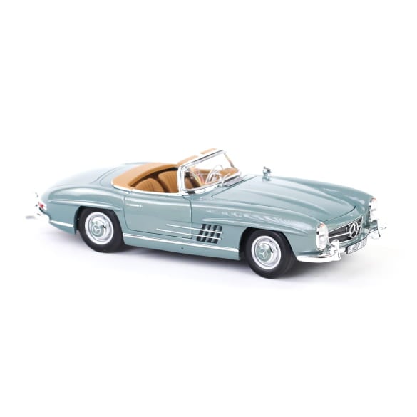 Mercedes Benz 300SL W198 Cabrio blue 1:18 NOREV B66040715 Мерцедес Бенц 300СЛ Кабрио син отваряем
