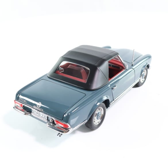 Mercedes Benz 230SL W113 Cabrio blue 1:18 NOREV B66040681 Мерцедес Бенц 230СЛ Кабрио син отваряем