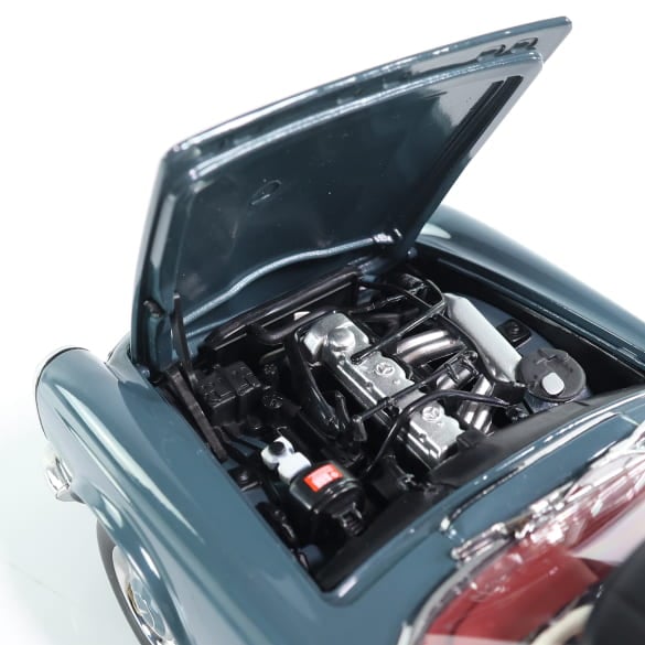 Mercedes Benz 230SL W113 Cabrio blue 1:18 NOREV B66040681 Мерцедес Бенц 230СЛ Кабрио син отваряем