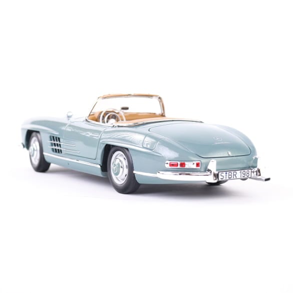 Mercedes Benz 300SL W198 Cabrio blue 1:18 NOREV B66040715 Мерцедес Бенц 300СЛ Кабрио син отваряем