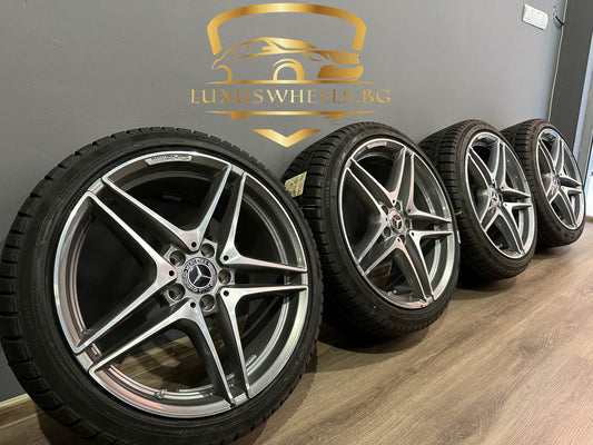 Оригинал Нови Mercedes C63 AMG W205 Klasse/ Ц63 класа W205 19 цола джанти зимен комплект зимни гуми