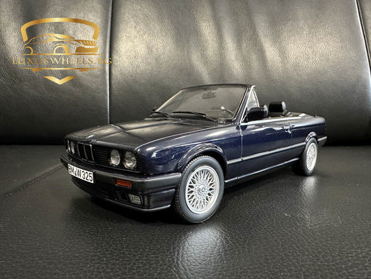 Bmw 325i E30 1991 Cabrio blue 1:18 Norev 183212 Бмв 325i Е30 Кабрио син лимитирана 500 бройки
