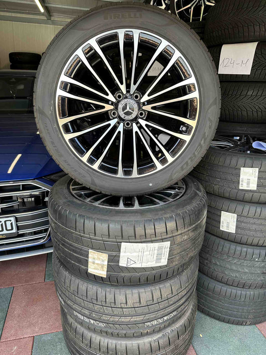 Като Нови Mercedes S Klasse W223 V223 19 Zoll Мерцедес С Класа W223 V223 19 Цола джанти летен комплект летни гуми