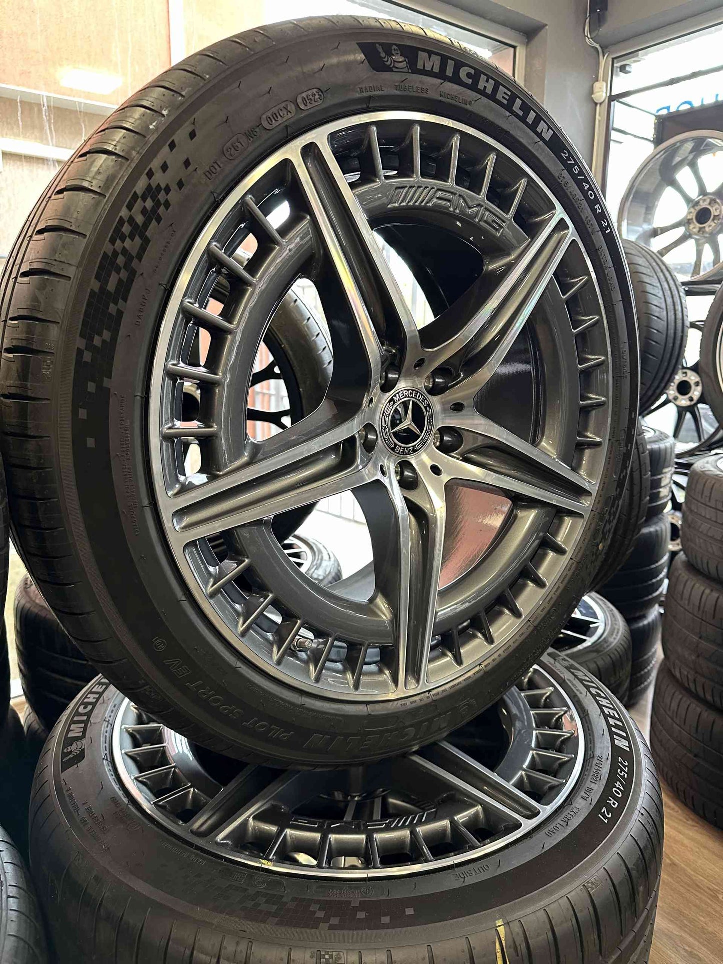 Като Нови Оригинал Mercedes EQS53 AMG Klasse W297 V297 AMG 21 Zoll Мерцедес EQS53 21 цола AMG джанти летен комплект летни гуми