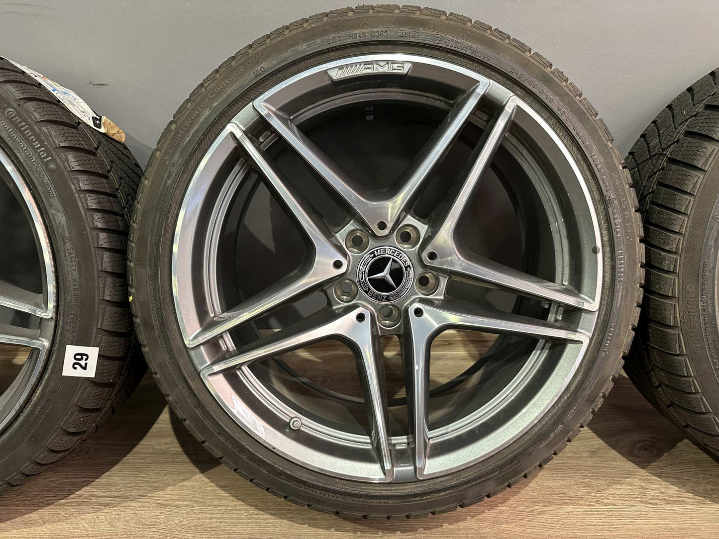 Оригинал Нови Mercedes C63 AMG W205 Klasse/ Ц63 класа W205 19 цола джанти зимен комплект зимни гуми