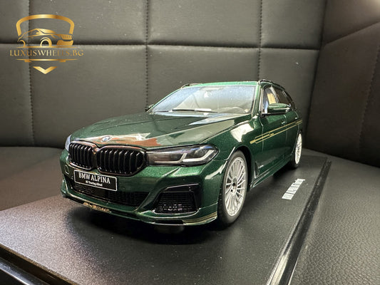 Bmw Alpina B5 G31 Kombi green Limitiert 1:18 GT Spirit GT475 Бмв Алпина зелен Комби Лимитирана
