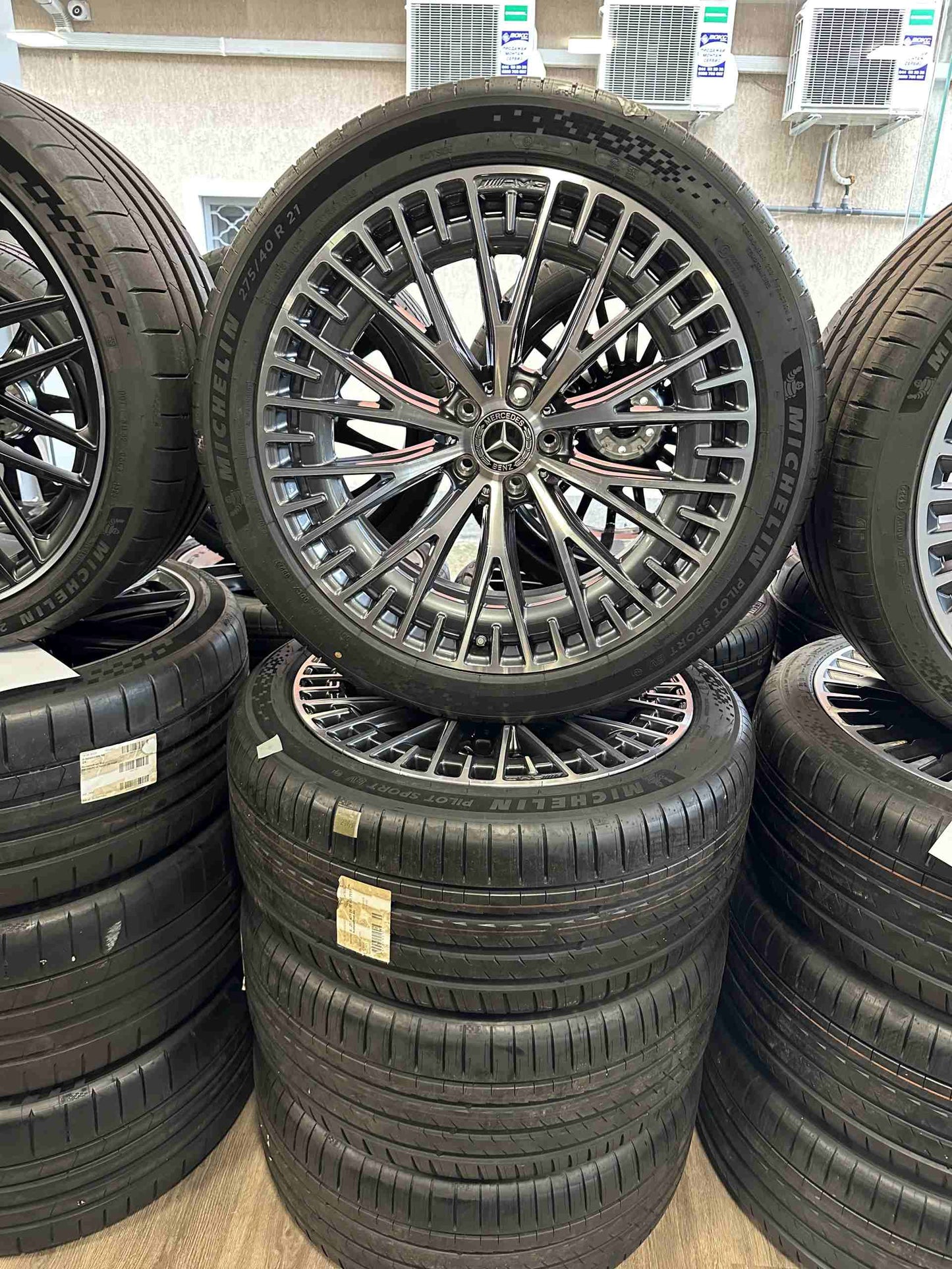 Като Нови Оригинал Mercedes EQS53 AMG Klasse W297 V297 AMG 21 Zoll Мерцедес EQS53 21 цола AMG джанти летен комплект летни гуми