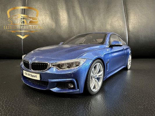 Bmw 435i M Sport Coupe blue Limitiert 1231/1500 1:18 GT Spirit GT027 Бмв 435i M Спорт син Лимитирана