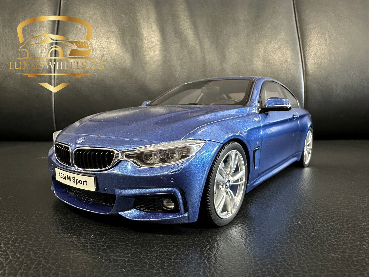 Bmw 435i M Sport Coupe blue Limitiert 1231/1500 1:18 GT Spirit GT027 Бмв 435i M Спорт син Лимитирана