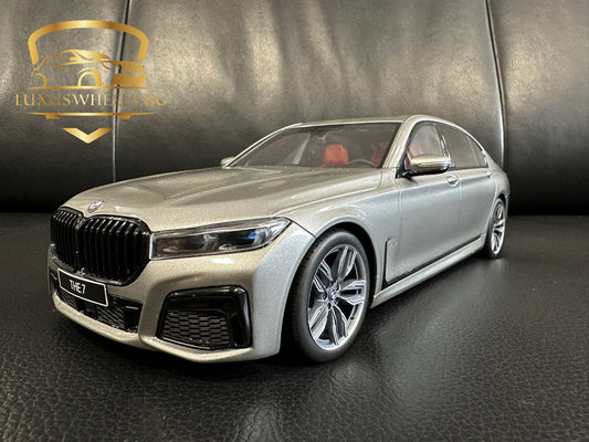 Bmw 760Li V12 G12 grey Final edition from 2020 Limitiert 639/999 1:18 GT Spirit GT478 Бмв 7-ма серия сив Лимитирана