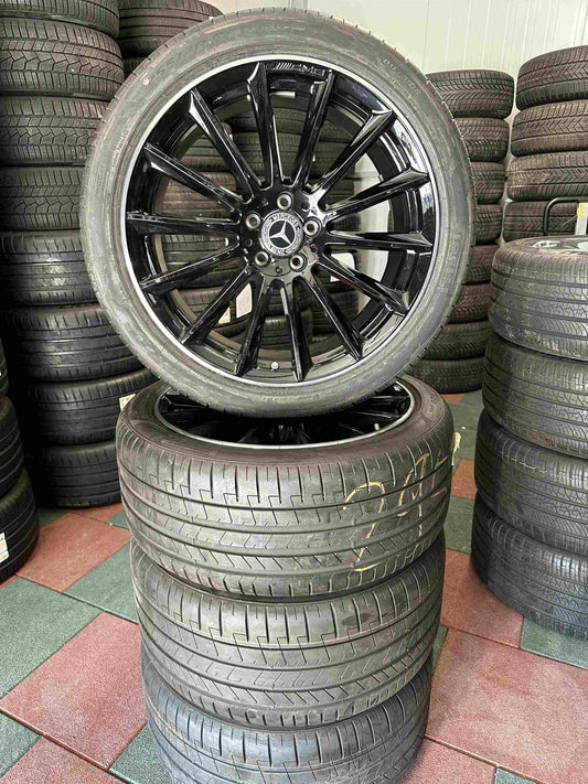 Оригинал като Нови Mercedes S Klasse 20 Zoll AMG W223 V223 Мерцедес С Класа 20 цола AMG джанти летен комплект летни гуми