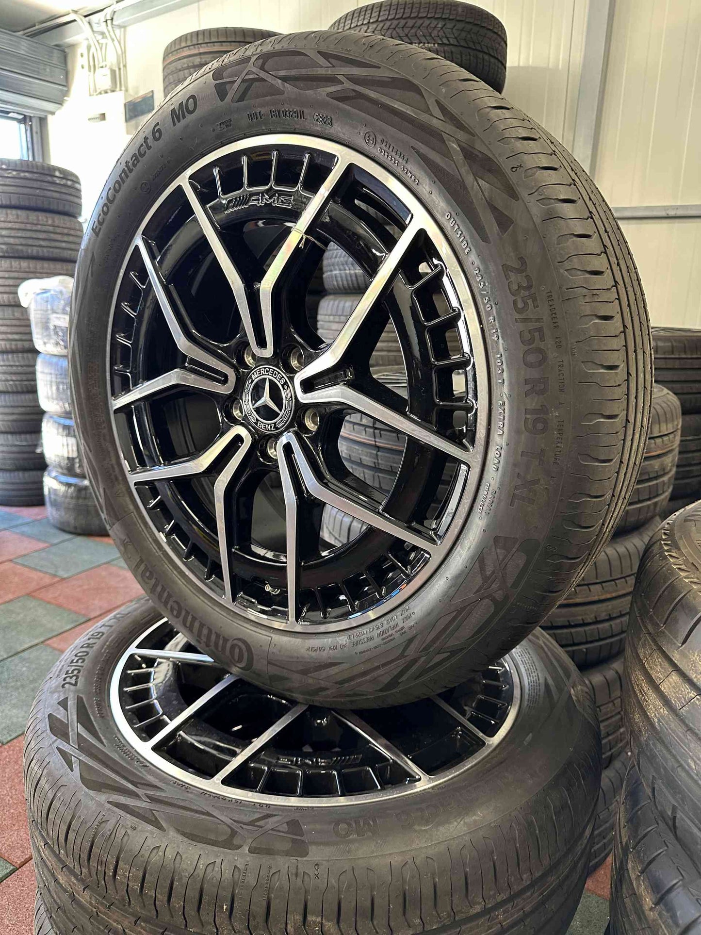 Като нови Mercedes EQA EQB H243 X243 19 Zoll AMG Мерцедес 19 цола AMG джанти летен комплект летни гуми