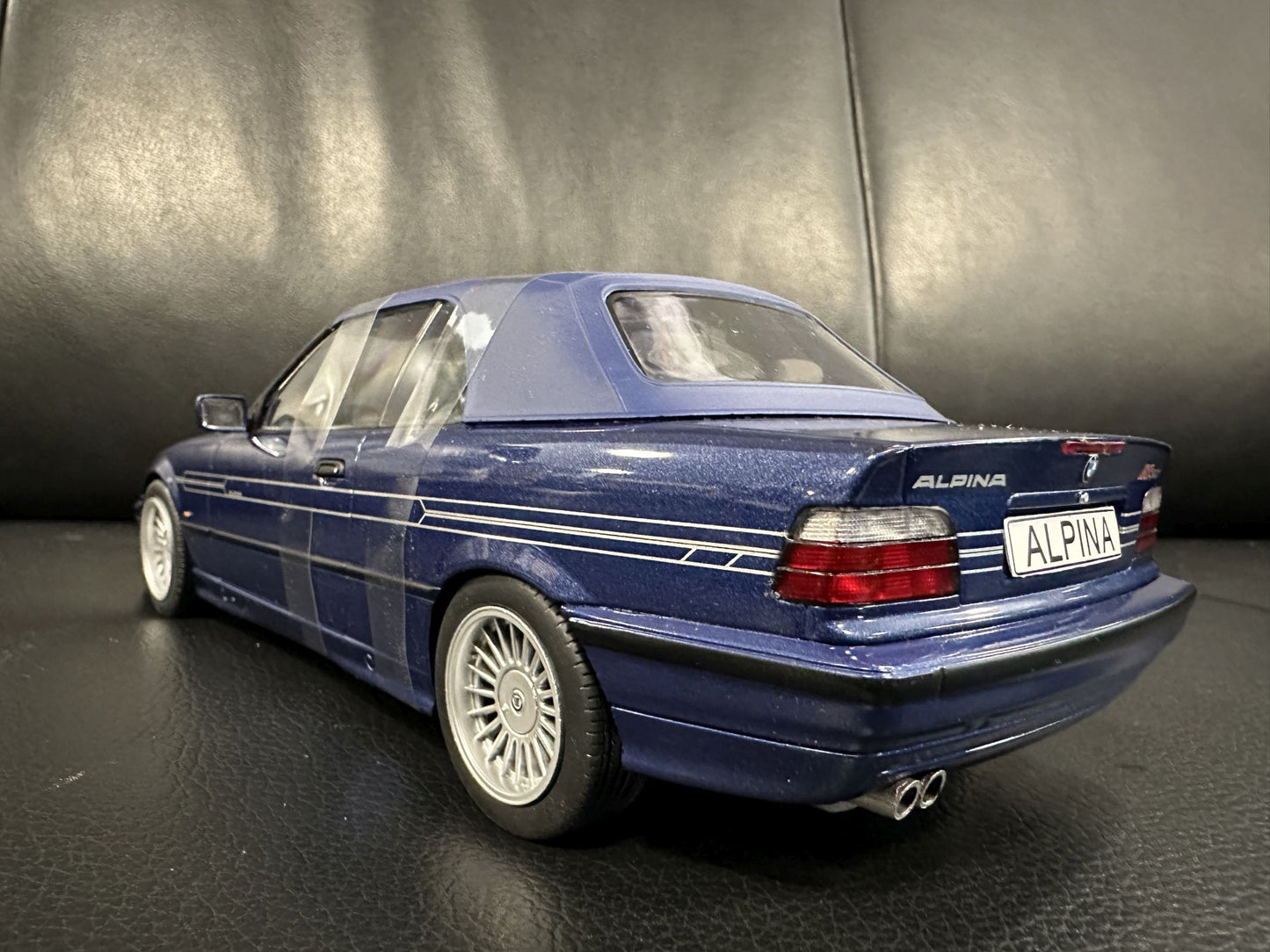 Bmw Alpina E36 B3 3.2 1996 blue Cabrio  1:18 Modelcar MCG 18322 Бмв Е36 Алпина син Кабрио
