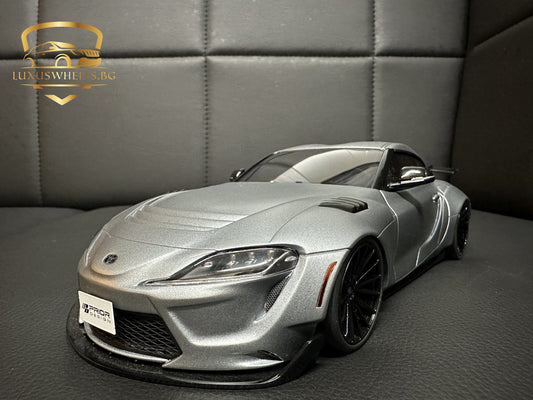 Toyota Supra Prior Design Limitiert grey 130/999 1:18 GT Spirit GT343 сив Лимитирана