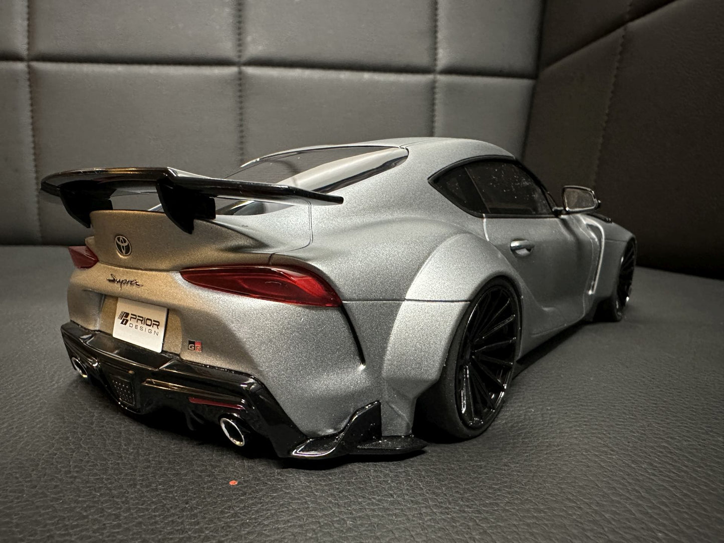Toyota Supra Prior Design Limitiert grey 130/999 1:18 GT Spirit GT343 сив Лимитирана