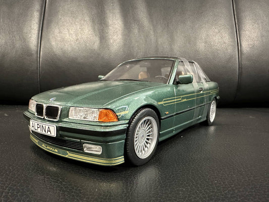 Bmw Alpina E36 B3 3.2 1996 green Cabrio  1:18 Modelcar MCG 18321 Бмв Е36 Алпина зелен Кабрио отваряем