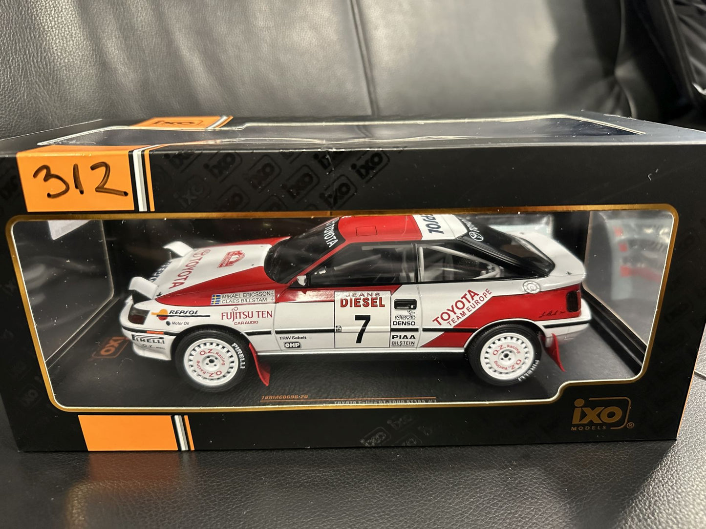 Toyota Celika GT-Four ST165 Rally San Remo 1990 1:18 IXO 18RMC069B.20 Тойота Селика 1990