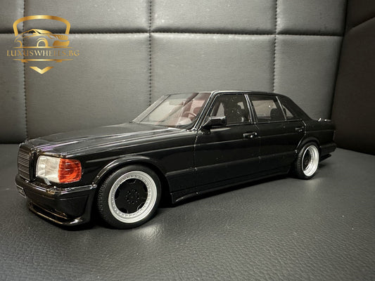 Mercedes Benz 560SEL AMG W126 Black Limitiert 1:18 OTTO OT297 Мерцедес Бенц Лимитирана черен