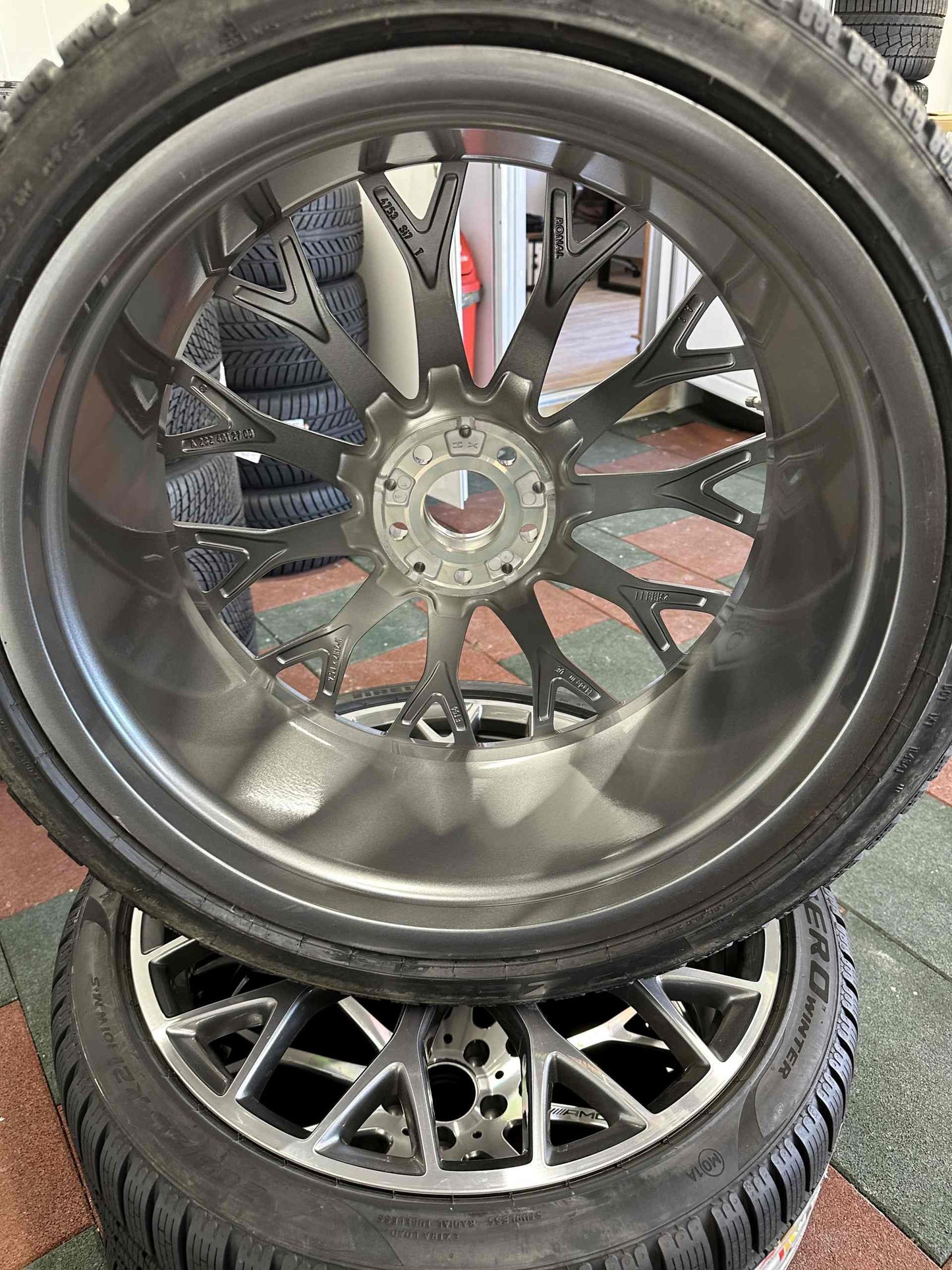 Нови Mercedes SL43 55 63 AMG W232 R232 21 Zoll Мерцедес СЛ43 55 63 AMG  В232 Р232 21 цола джанти зимен комплект зимни гуми