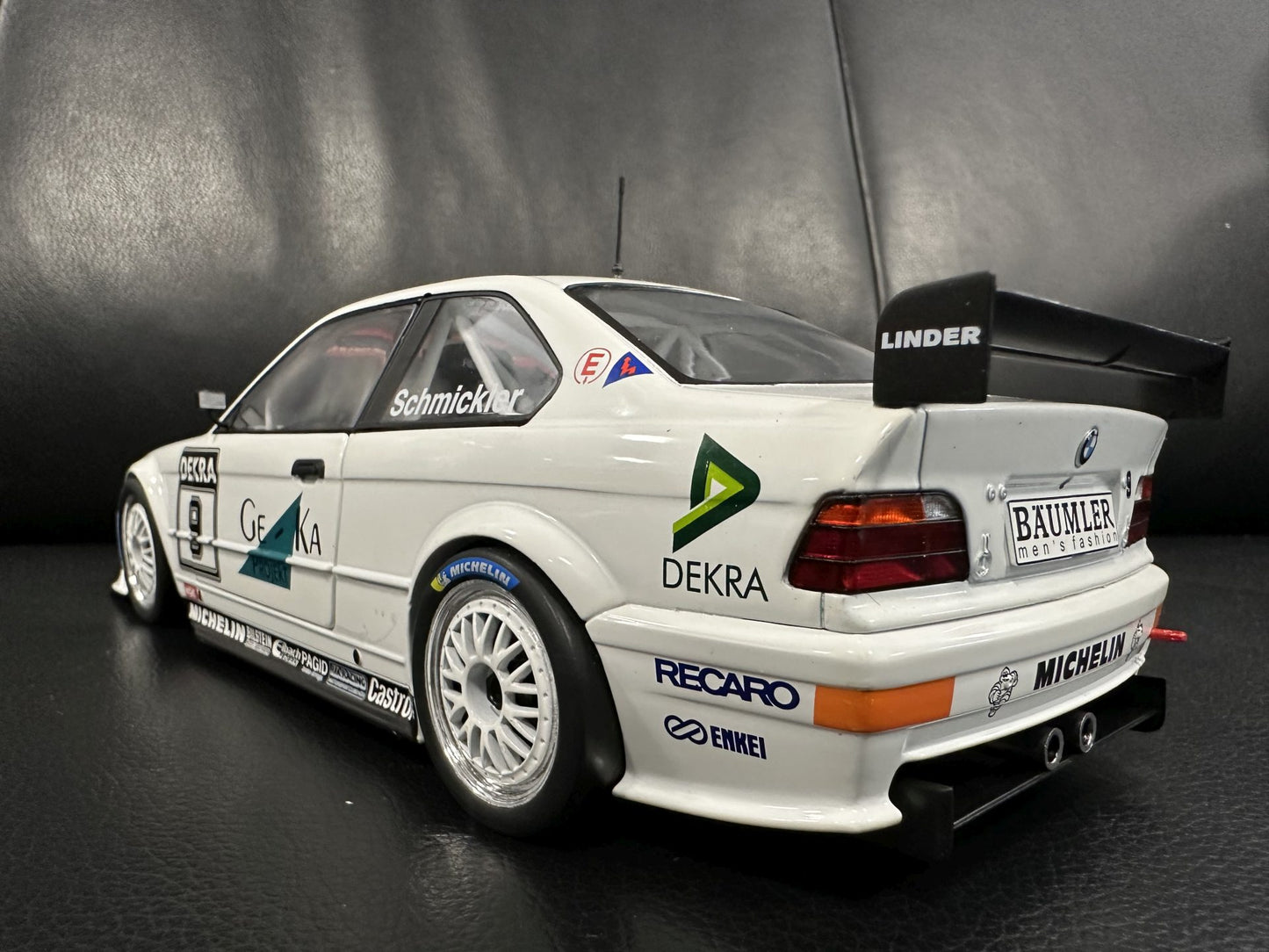 Bmw M3 E36 1994 Frank Schmickler white 1:18 WERK 83 W1800703 Бмв M3 Е36 1994 бял
