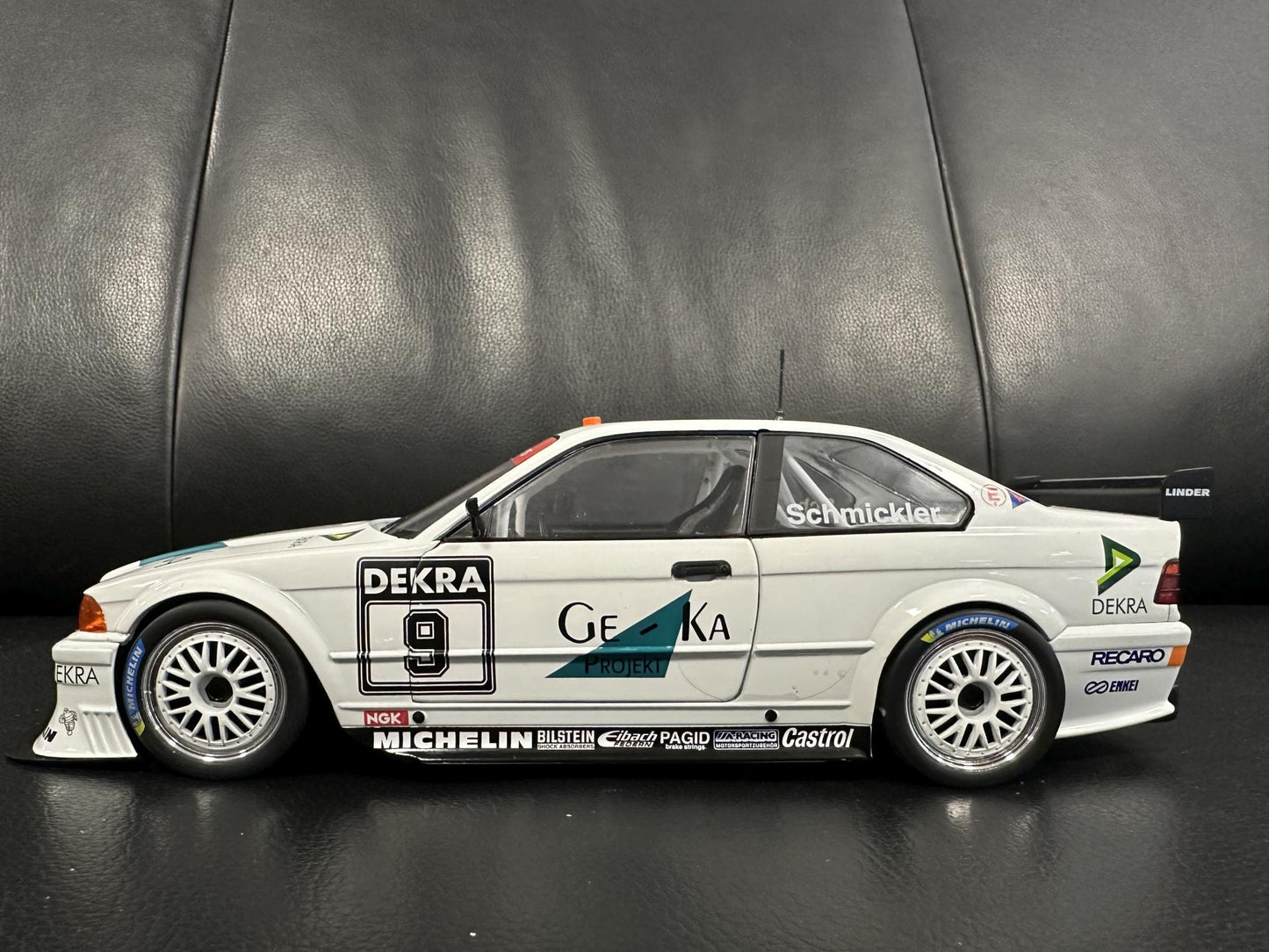 Bmw M3 E36 1994 Frank Schmickler white 1:18 WERK 83 W1800703 Бмв M3 Е36 1994 бял