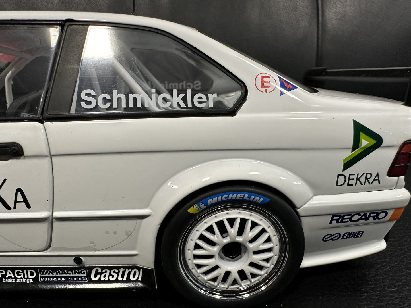 Bmw M3 E36 1994 Frank Schmickler white 1:18 WERK 83 W1800703 Бмв M3 Е36 1994 бял