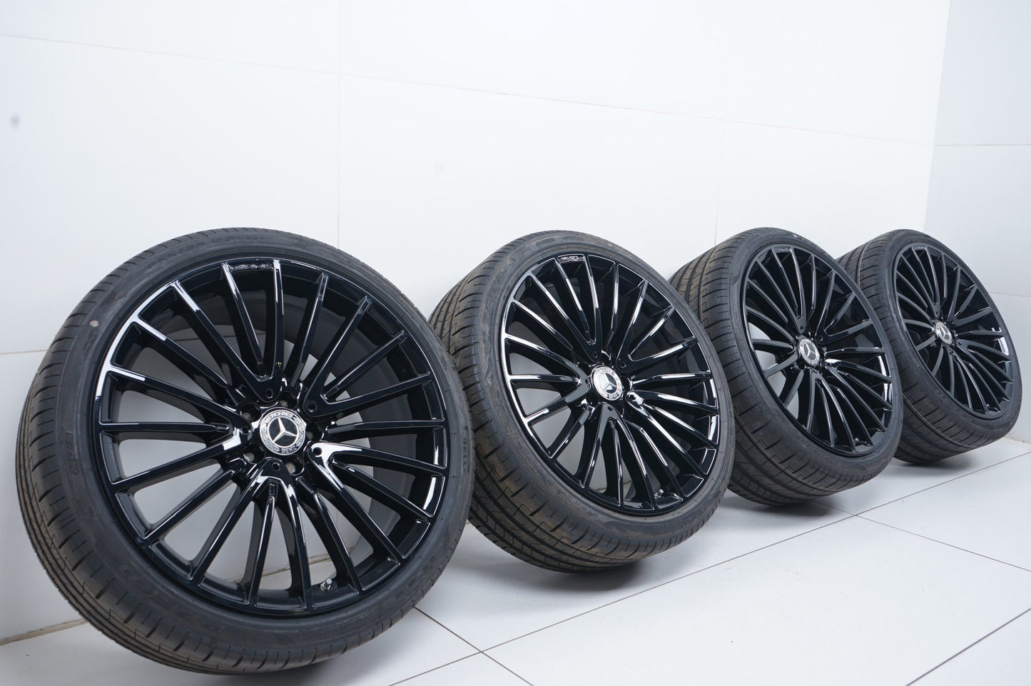 Оригинал  Като Нови Mercedes S Klasse W223 V223 21 Zoll AMG Мерцедес С класа W223 V223 21 цола AMG джанти летен комплект летни гуми Спорт пакет