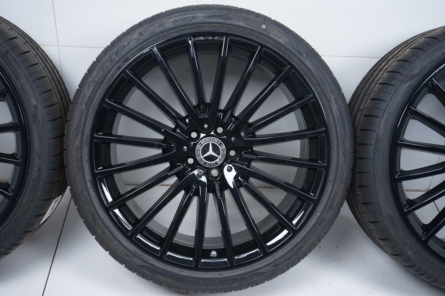 Оригинал  Като Нови Mercedes S Klasse W223 V223 21 Zoll AMG Мерцедес С класа W223 V223 21 цола AMG джанти летен комплект летни гуми Спорт пакет