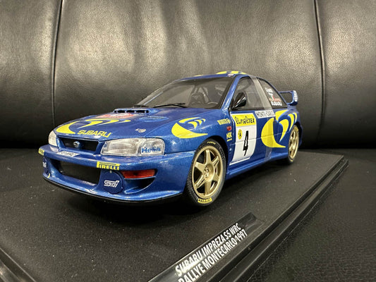 Subaru Impreza S5 WRC MonteCarlo 1997 blue 1:18 Solido S1807405 Субару Импреза Монте Карло син