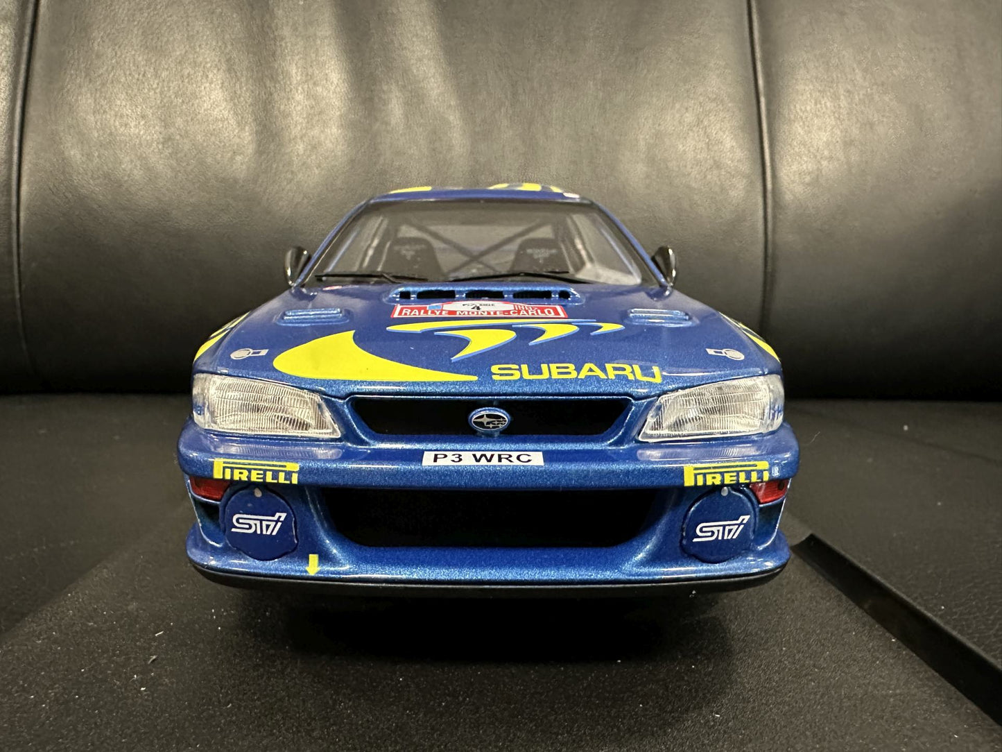 Subaru Impreza S5 WRC MonteCarlo 1997 blue 1:18 Solido S1807405 Субару Импреза Монте Карло син