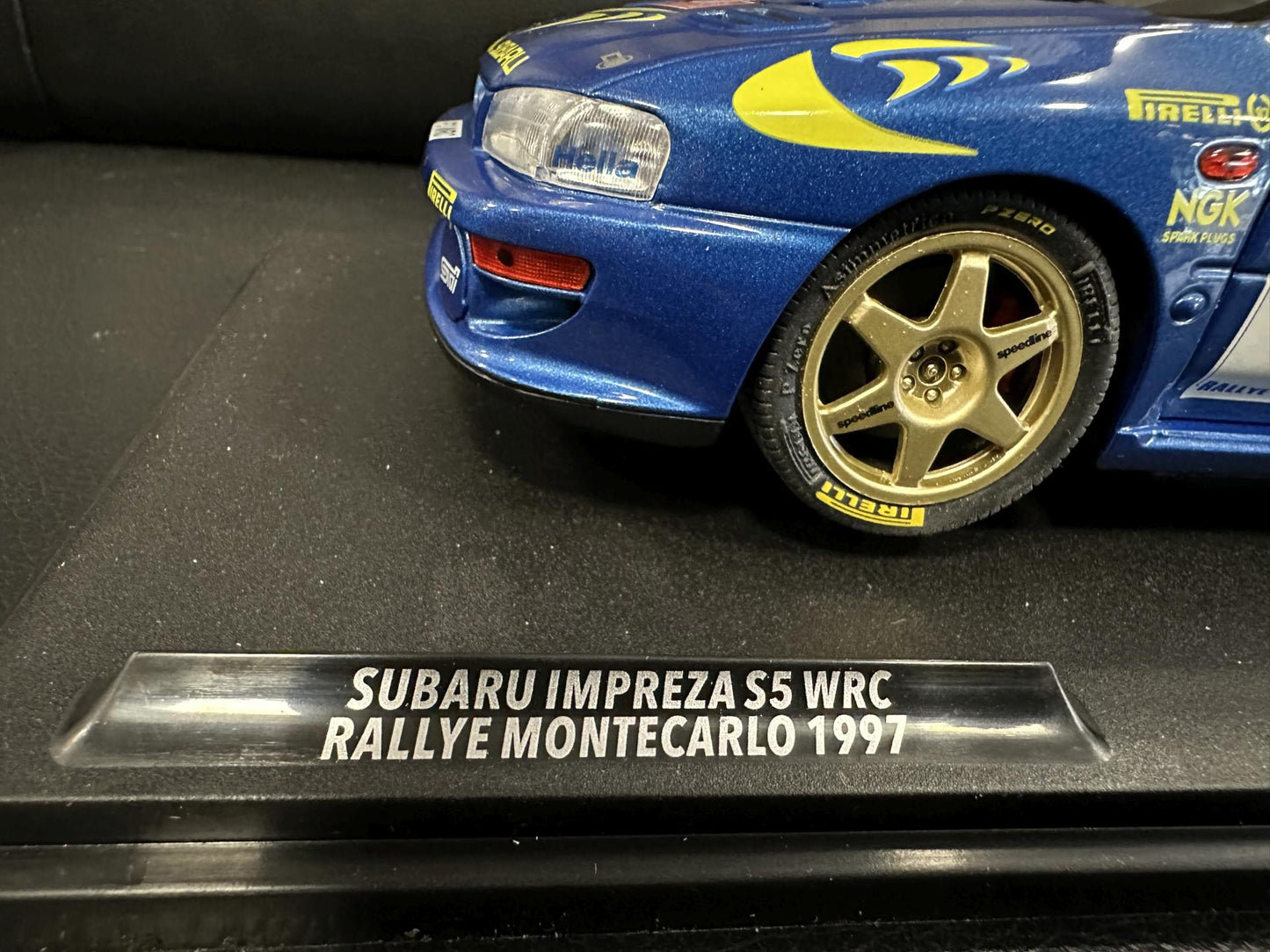 Subaru Impreza S5 WRC MonteCarlo 1997 blue 1:18 Solido S1807405 Субару Импреза Монте Карло син