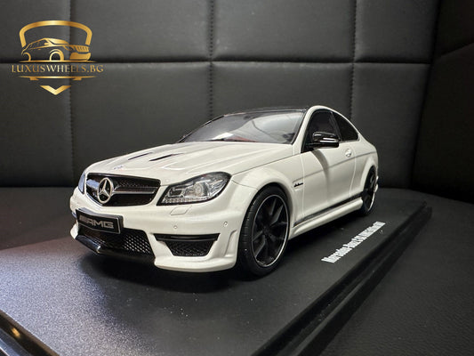 Mercedes Benz C63 AMG Edition 507 white Limitiert 1:18 GT Spirit GT899 Мерцедес Бенц Ц63 бял Лимитирана