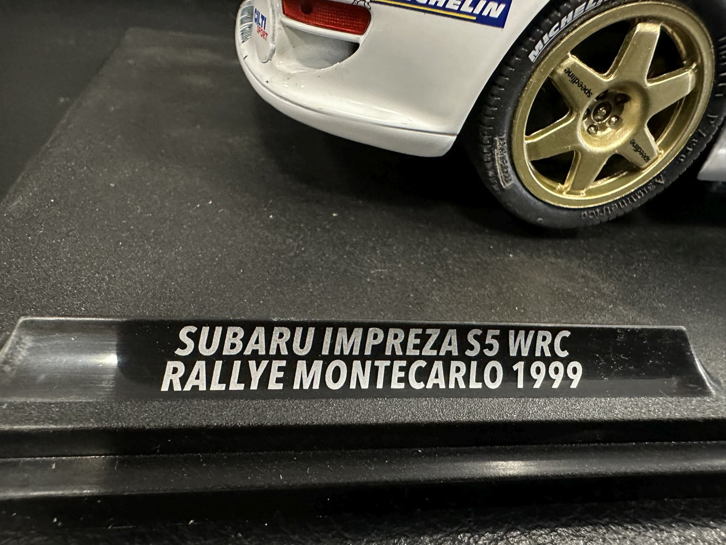 Subaru Impreza S5 WRC MonteCarlo 1999 white 1:18 Solido S1807407 Субару Импреза Монте Карло бял