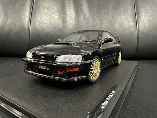 Subaru Impreza STI 1998 black 1:18 Solido S1807406 Субару Импреза СТИ черен