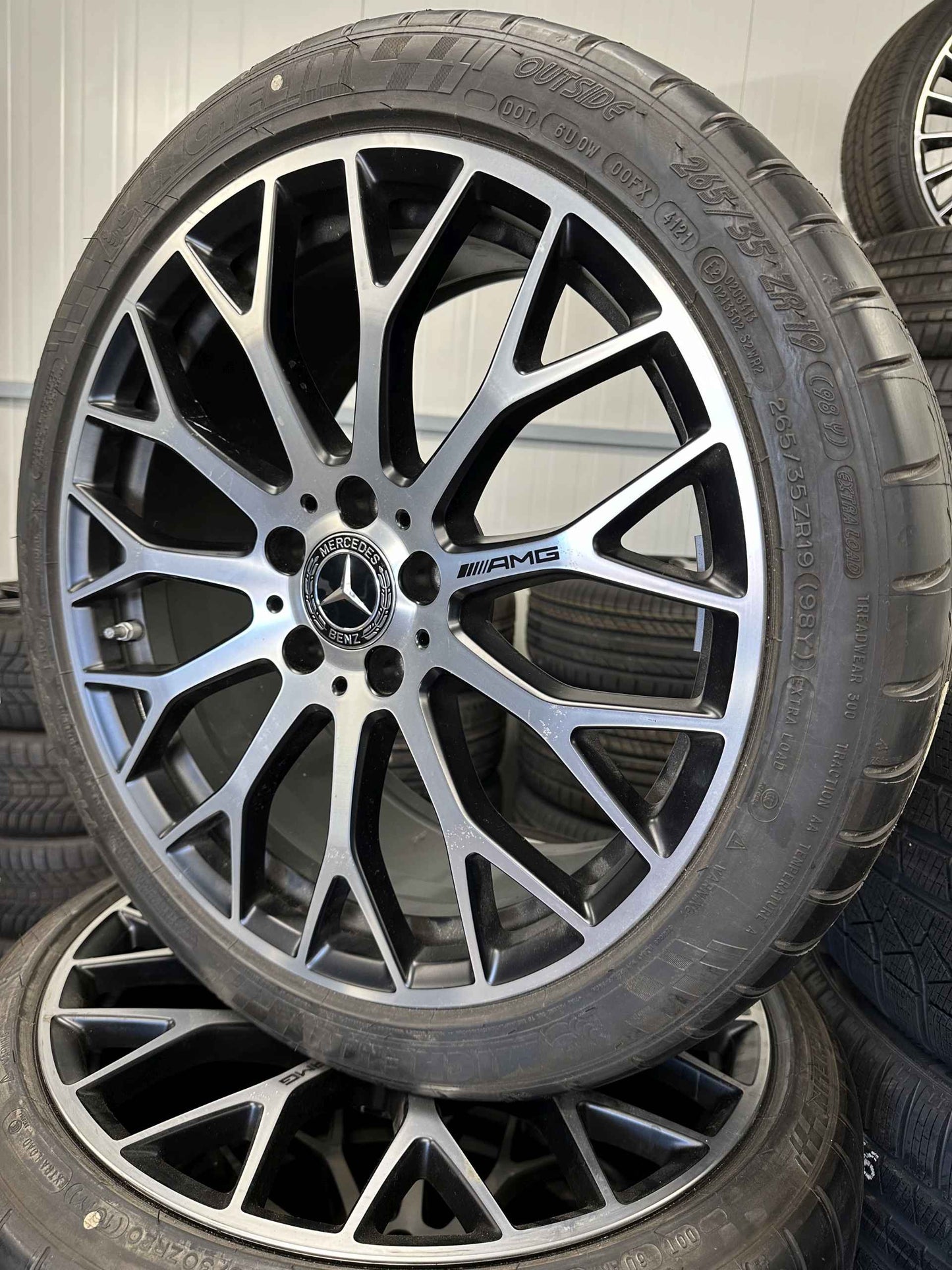 Като Нови Mercedes AMG GTS W190 R190 19/20 Zoll Мерцедес 19/20 цола AMG Джанти летен комплект летни гуми