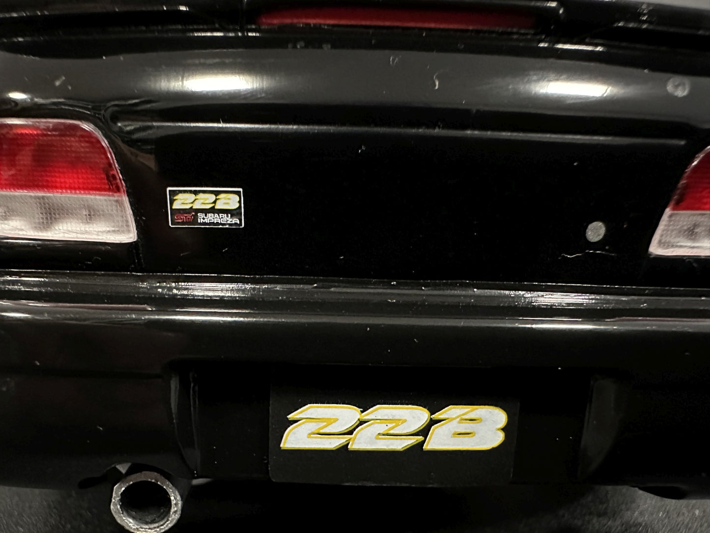 Subaru Impreza STI 1998 black 1:18 Solido S1807406 Субару Импреза СТИ черен