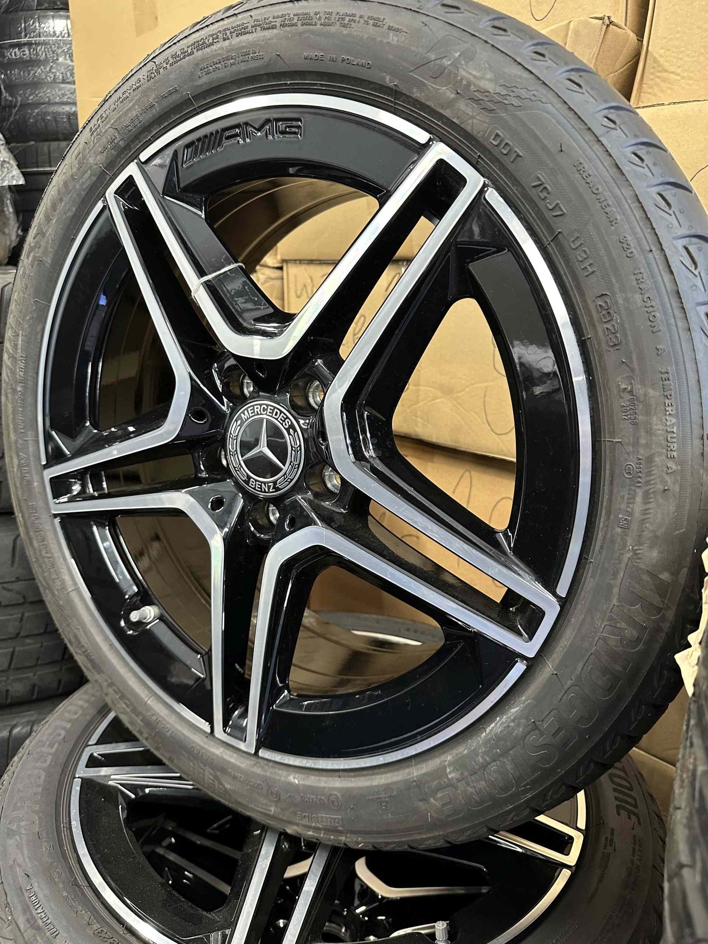 Оригинал Нови Mercedes A B Cla Klasse W177 W118 18 Zoll AMG Мерцедес А Б Цла W177 W118 18 цола AMG джанти летен комплект летни гуми