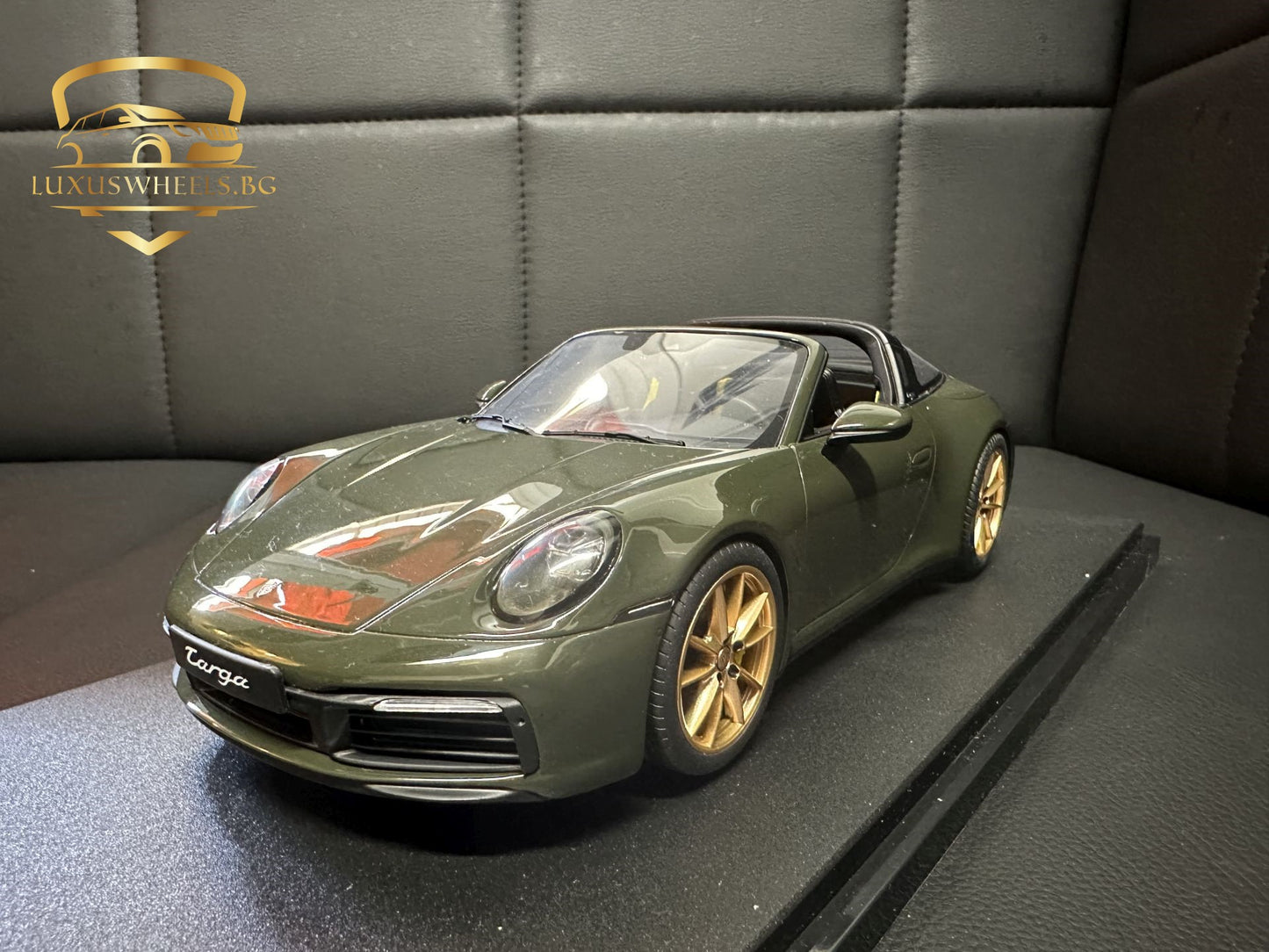 Porsche 911 Targa 4S Cabrio green Limitiert 1:18 GT Spirit GT438 Порше 911 Тарга зелен Лимитиран