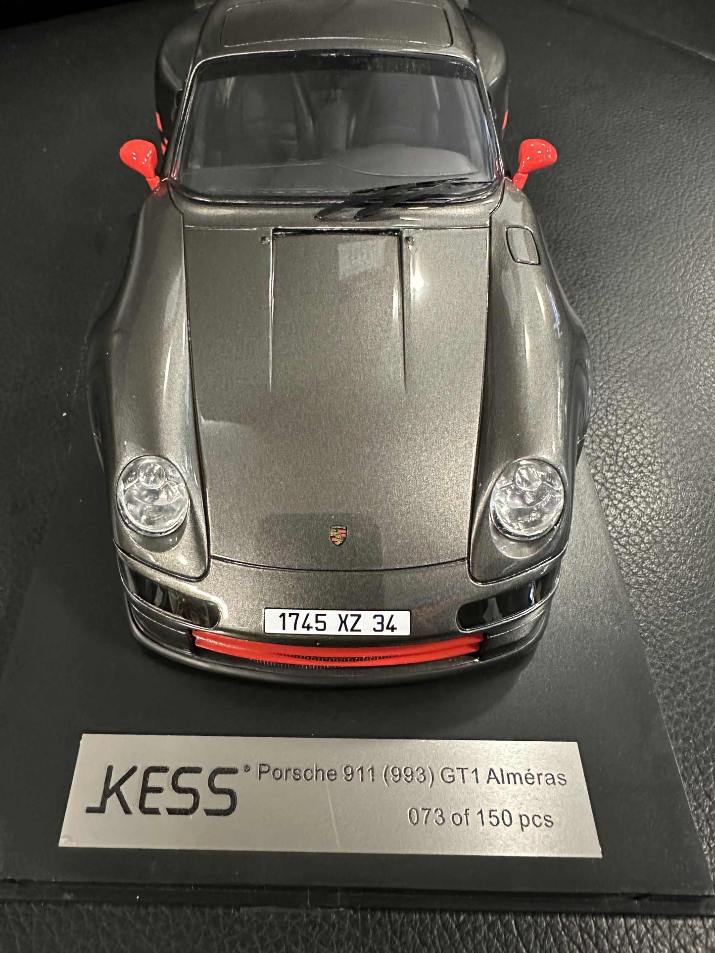 Porsche 911 993 GT1 Almeras grey Limitiert 73/150 1:18 KESS KE18004C Порше 911 993 сив Лимитирана