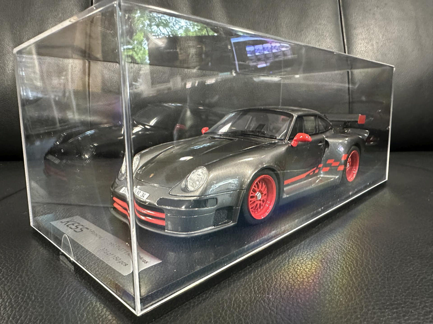 Porsche 911 993 GT1 Almeras grey Limitiert 73/150 1:18 KESS KE18004C Порше 911 993 сив Лимитирана