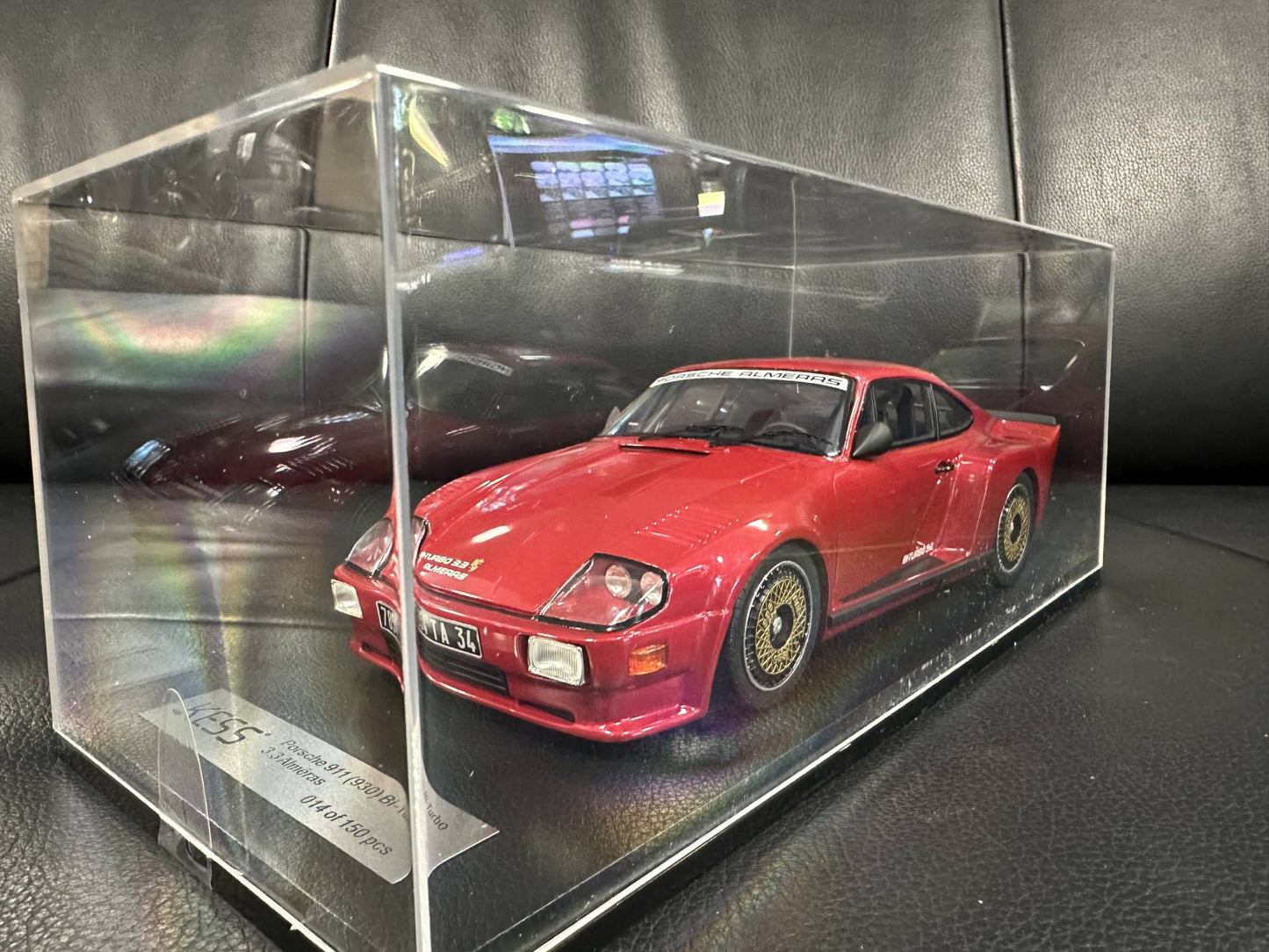 Porsche 911 930 BiTurbo 3,3 Almeras 1993 red Limitiert 14/150 1:18 KESS KE18005C Порше 911 930 червен Лимитирана