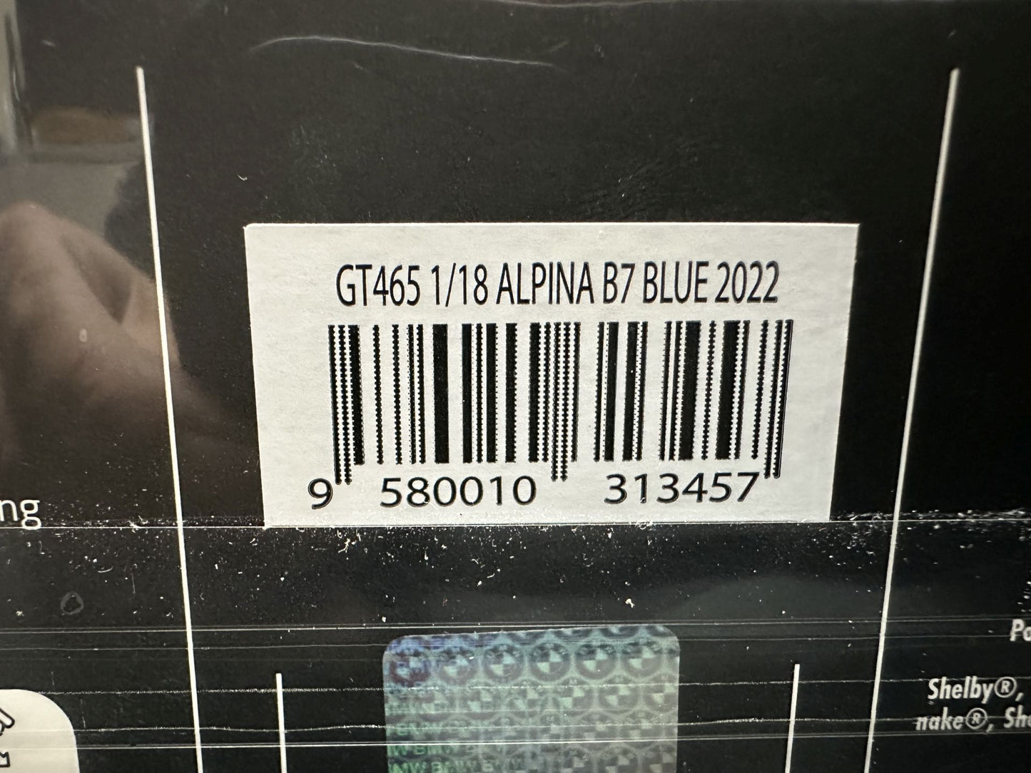 Bmw Alpina B7 Limousine blue Limitiert 755/1500 1:18 GT Spirit GT465 Бмв Алпина син седан Лимитирана