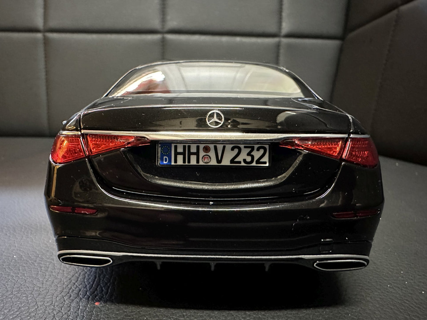 Mercedes Benz S Klasse W223 black 1:18 NOREV 183801  Мерцедес Бенц С Класа черен