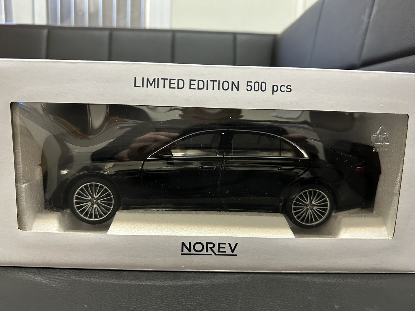 Mercedes Benz S Klasse W223 black 1:18 NOREV 183801  Мерцедес Бенц С Класа черен