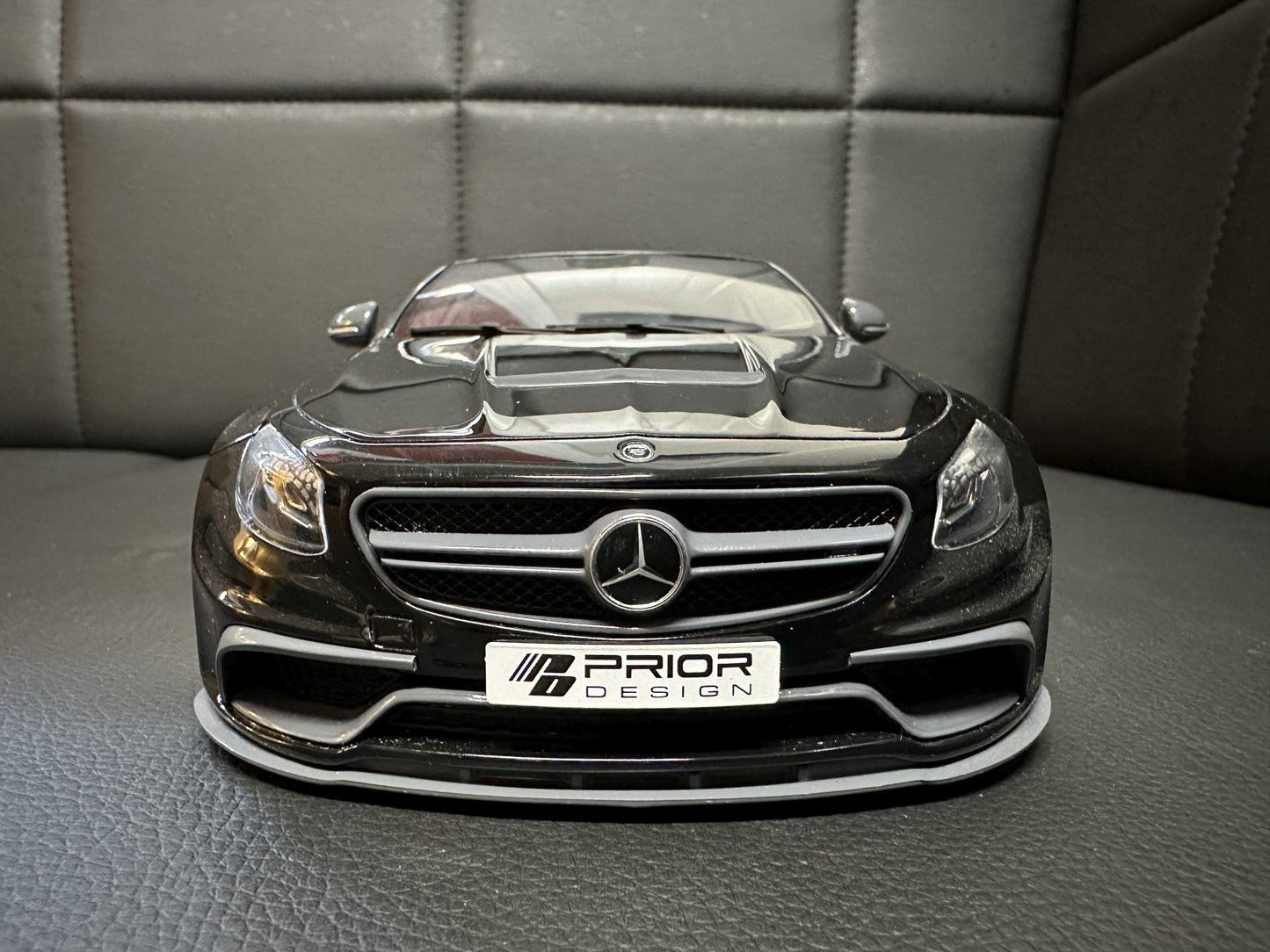 Mercedes Benz S63 Prior Design Coupe black Limitiert 999 1:18 GT Spirit GT297 Мерцедес Бенц С63 черен Лимитирана