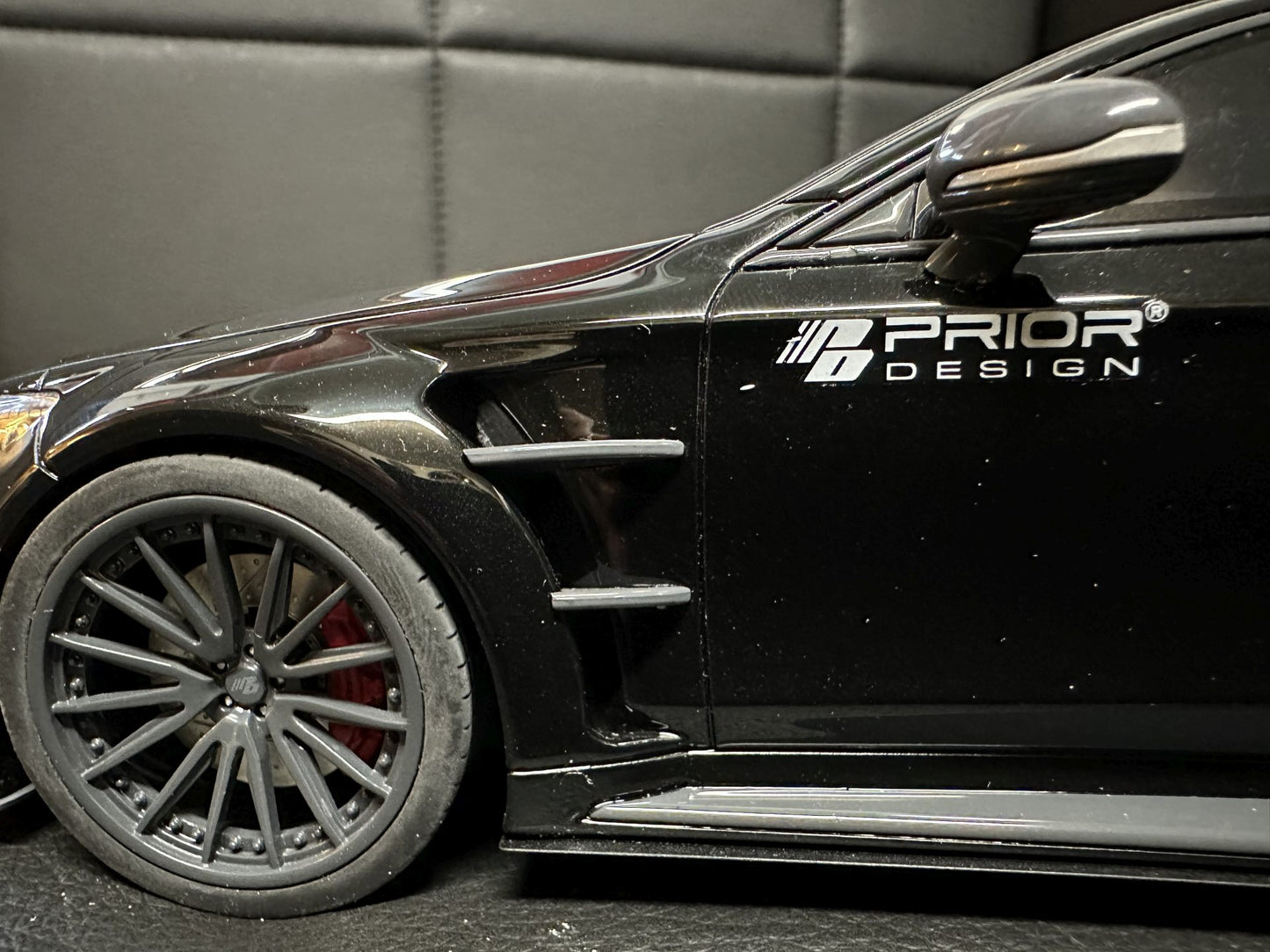 Mercedes Benz S63 Prior Design Coupe black Limitiert 999 1:18 GT Spirit GT297 Мерцедес Бенц С63 черен Лимитирана